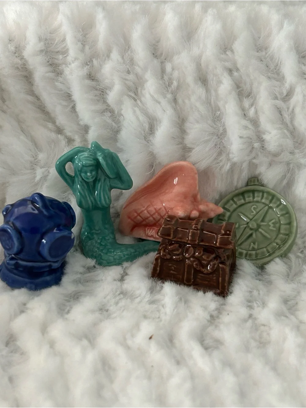 Wade Red Rose Tea Nautical Series Mermaid, Shell, Compass, Helmet, Chest